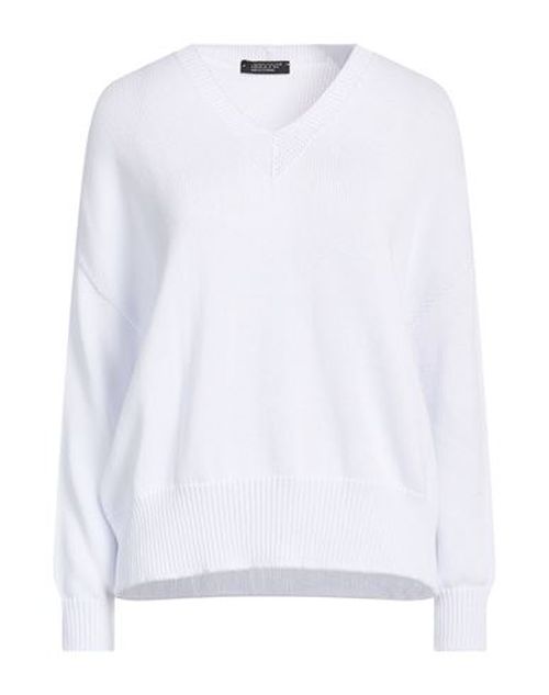 Woman Sweater White Size 4 Cotton