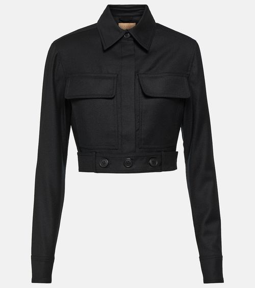 Myca cropped wool jacket