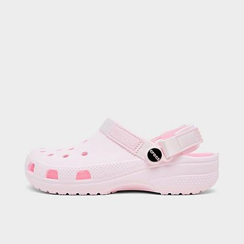 Girls' Toddler Classic Satin Clog Shoes in Bubble Ice