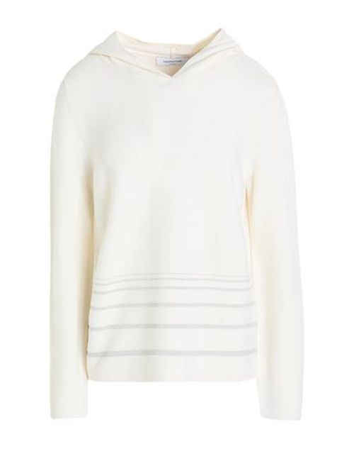 Woman Sweater Ivory Size 6 Virgin Wool, Cotton, Cashmere, Viscose, Polyester