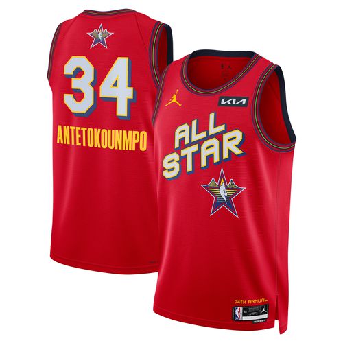 Unisex Giannis Antetokounmpo Red 2025 NBA All-Star Game Swingman Player Jersey