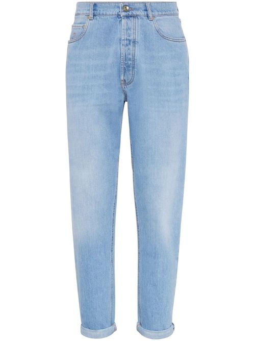 Tapered-leg jeans - Blue