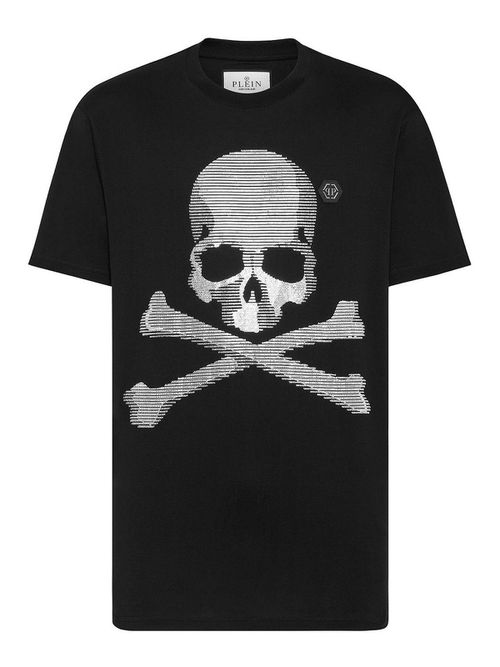 `skull & bones` round-neck t-shirt