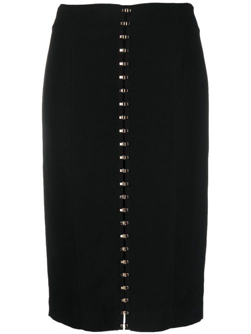 Fitted knit skirt - Black