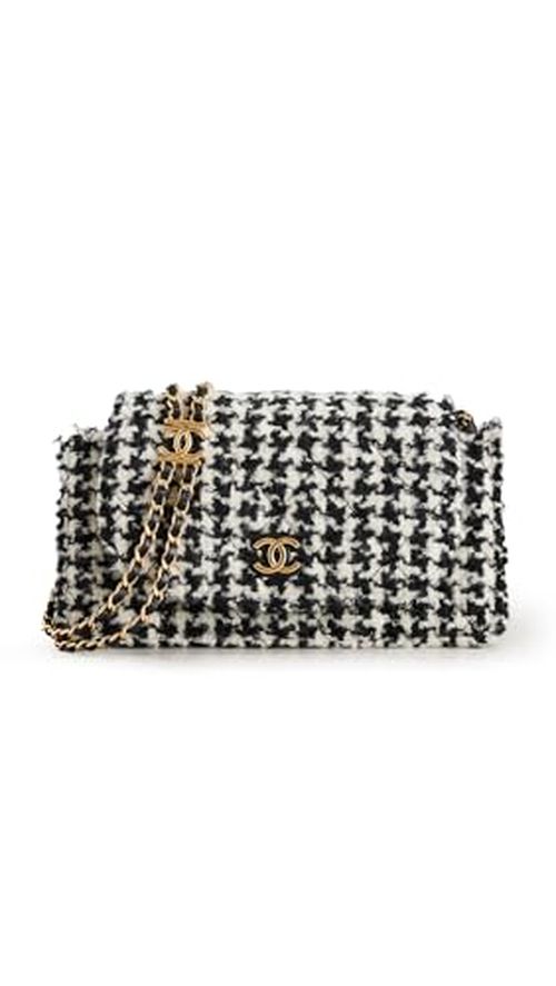 Shopbop Archive Women's Pre-Loved Chanel Chain Shoulder Bag, Quilted Tweed, Multi, One Size