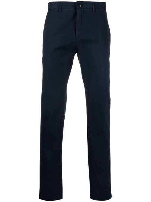 David straight-leg chinos - Blue