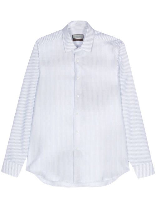 Striped cotton shirt - Blue
