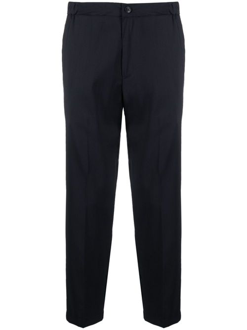 Jean 19 tailored cropped trousers - Blue