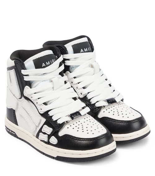 Amiri Kids Skeleton leather high-top sneakers