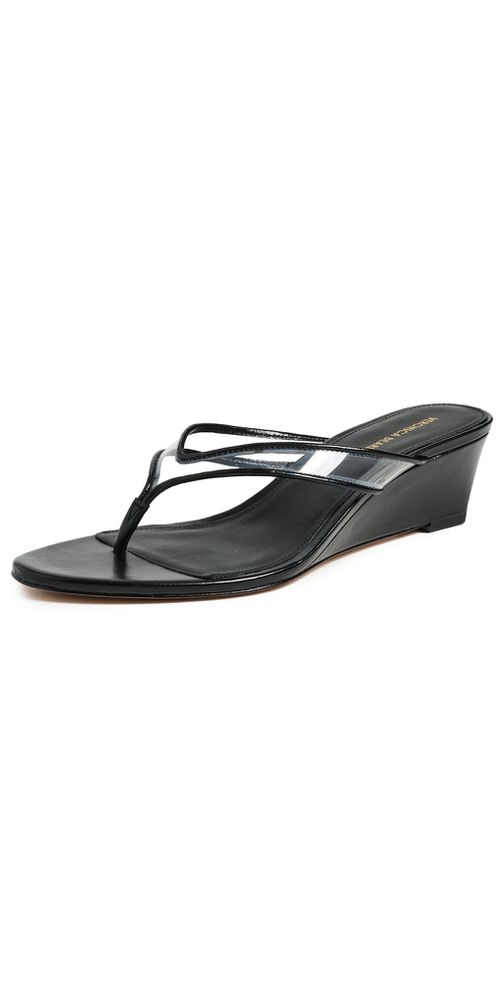 Clea Wedges Clear/Black