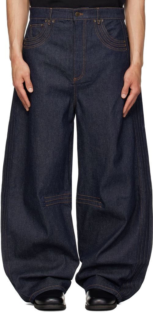Blue Overscaled Jeans