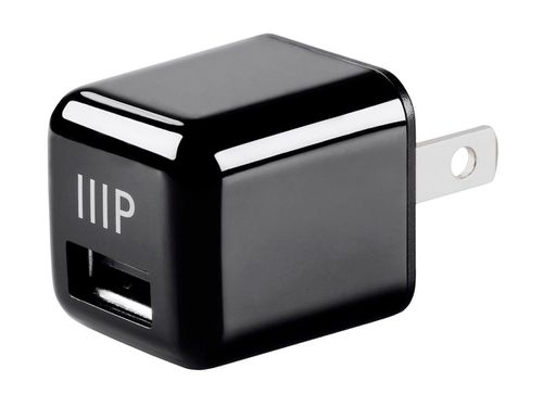 Select USB Mini Wall Charger, 1-Port, 2.4A Output for iPhone, Android, and Galaxy Devices