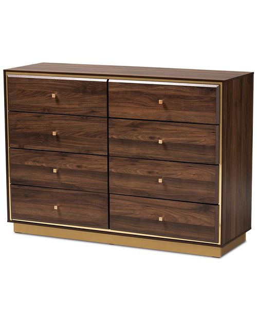 Cormac And Gold Metal 8-Drawer Dresser