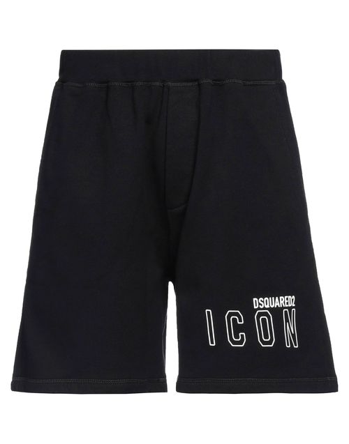 Dsquared2 Icon Outline Printed horts in Black - Black