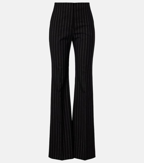 Visino wool-blend gabardine flared pants