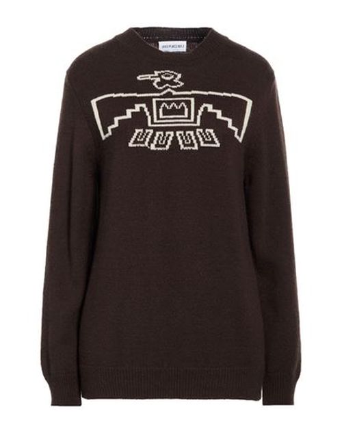Woman Sweater Dark brown Size S Cashmere