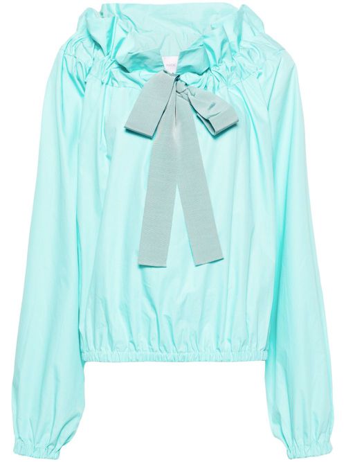 Iconic Volume cotton blouse - Green