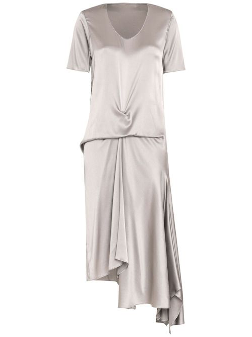 Satin dress - Grey