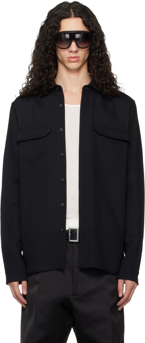 Black Temple Work Shirt