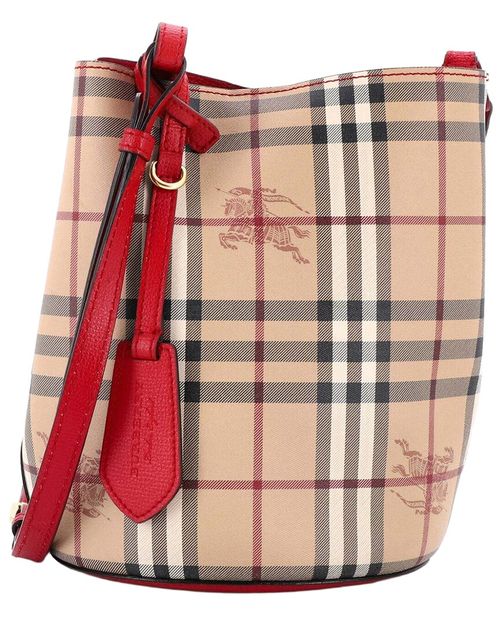 Lorne Bucket Bag Haymarket Coated Small (Authentic Pre-Loved)