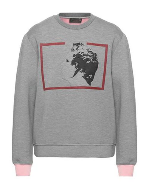 Man Sweatshirt Grey Size L Viscose, Elastane, Polyester