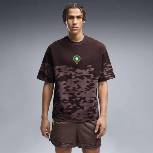 PUMA x MOROCCO x SALEHE BEMBURY Men's KING T-Shirt in Brown