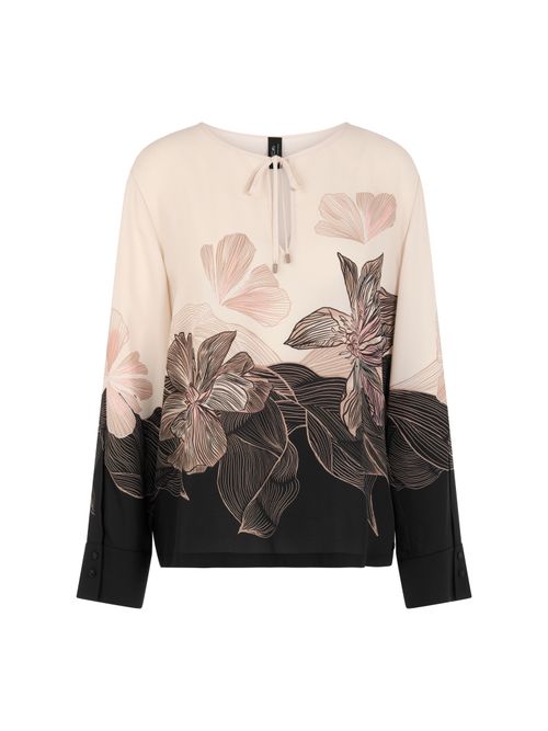 Marc Cain ‘Rethink Together’ floral print blouse, black, 34 N