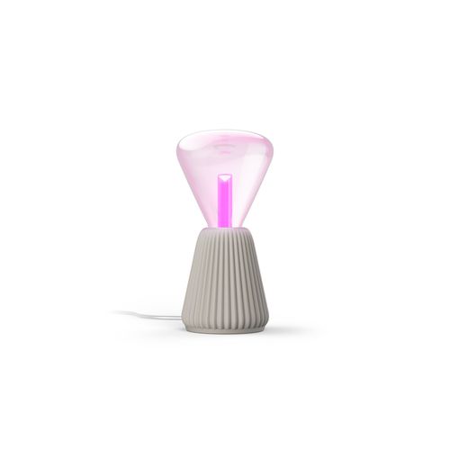 Philips Hue Lightguide Triangle + Cone Table Lamp sand