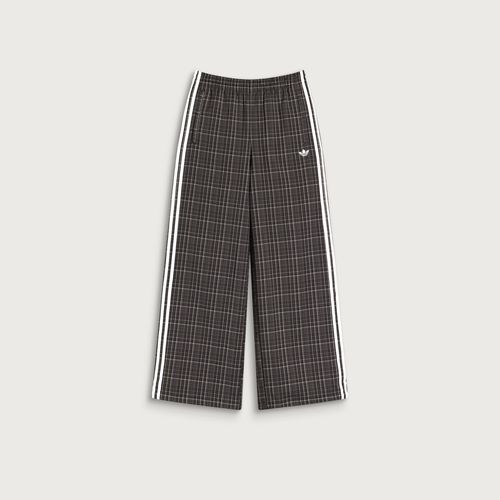 Women's Check Track Pant Night Brown
