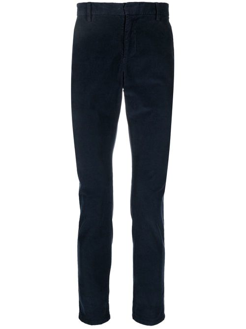 Cotton chino trousers - Blue