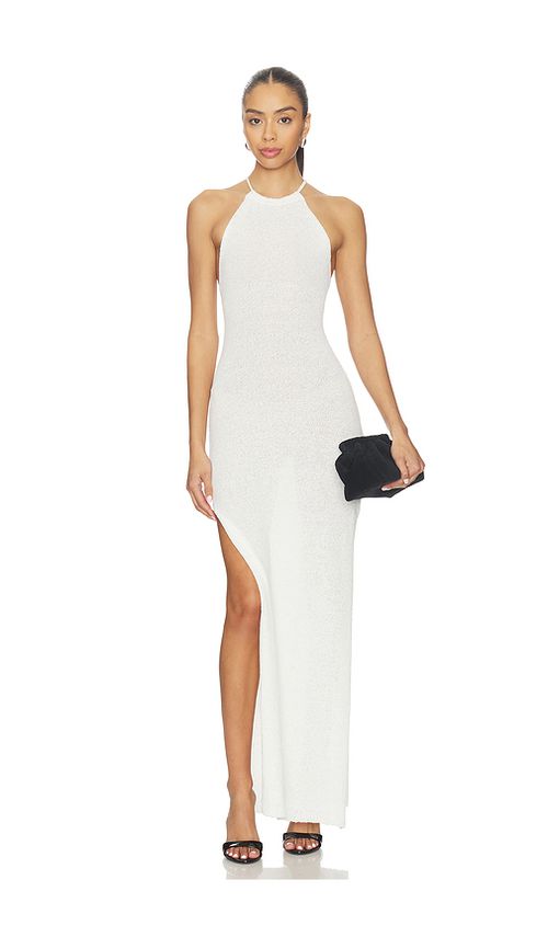Bardot Larissa Halter Knit Dress in Ivory. 4. Also , 6, 8