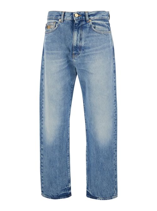 Light-Wash Denim Jeans — Blue