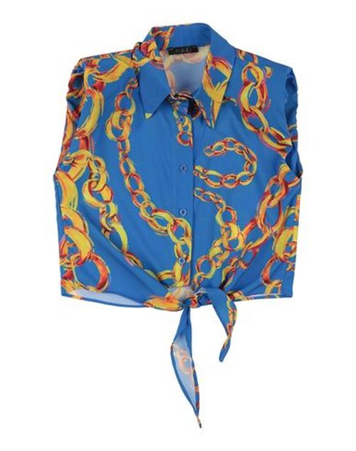 J'aime' Kid Girl Shirt Blue Size 10 Polyester