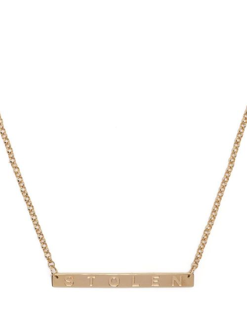 Stolen Plank necklace - Gold