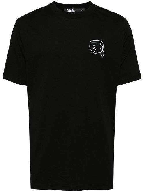 Ikonik Outline organic-cotton T-shirt - Black