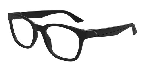 Puma PU0486O 001 Men's Eyeglasses Black Size 53 - Blue Light Block Available