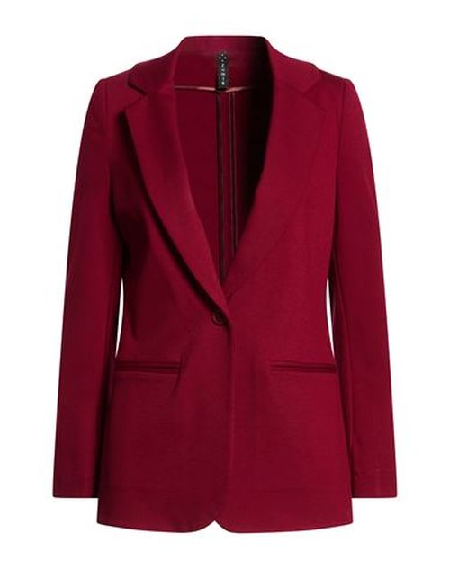 Woman Blazer Burgundy Size 8 Viscose, Polyamide, Elastane
