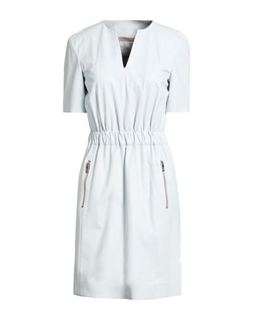 Woman Mini dress Sky blue Size M Lambskin