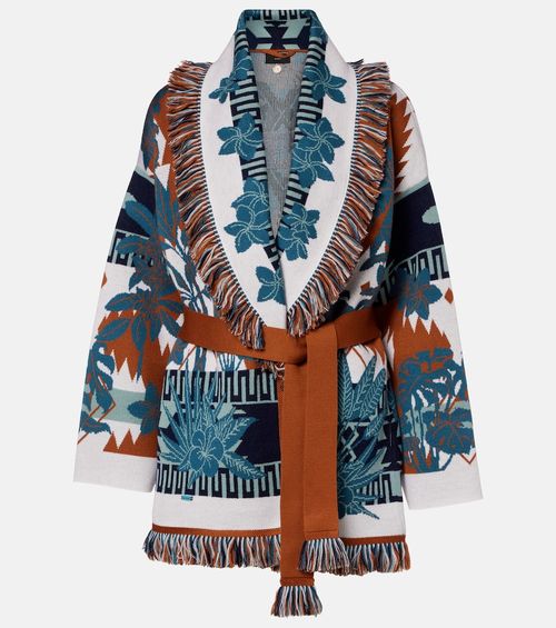 Island Soul jacquard wool cardigan
