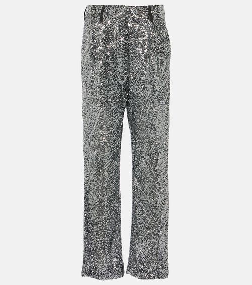 Blazé Milano Fox sequined straight pants
