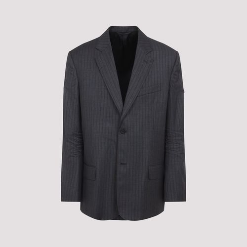 Single-breasted Pinstripe Blazer