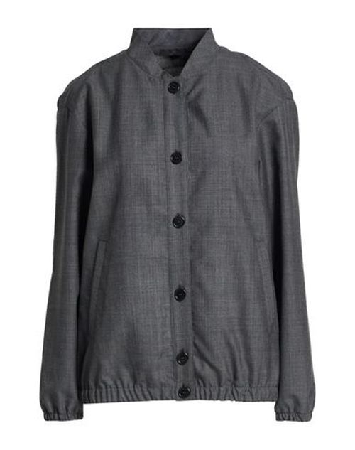 Woman Jacket Charcoal Size 2 Wool