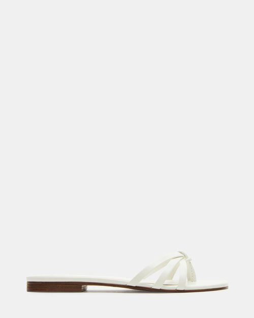 Steve Madden Women's Calissi Thong Sandals - White - - Leather