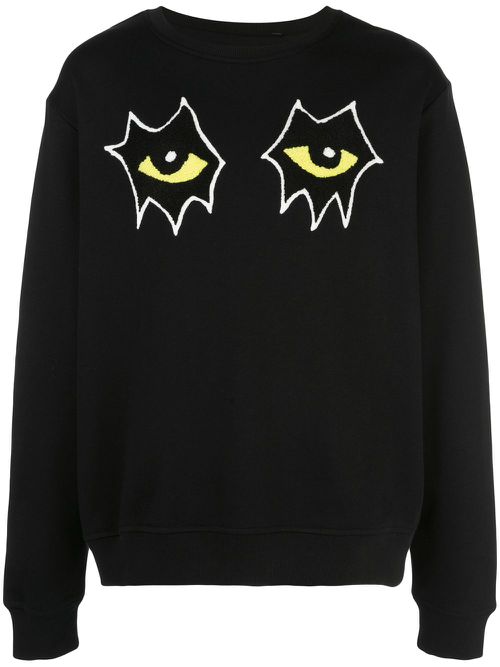 Signature eyes sweatshirt - Black