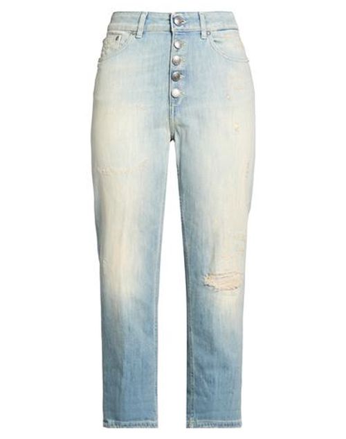 Woman Jeans Blue Size 28 Cotton, Elastomultiester