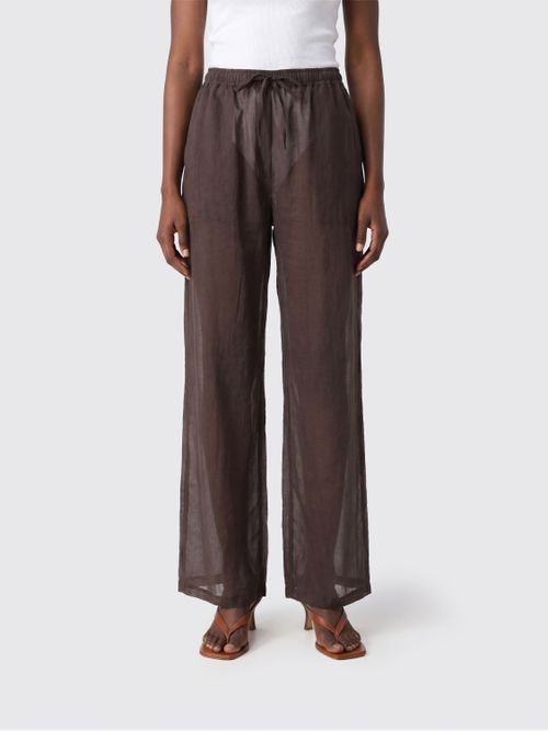 Pants Woman color Brown