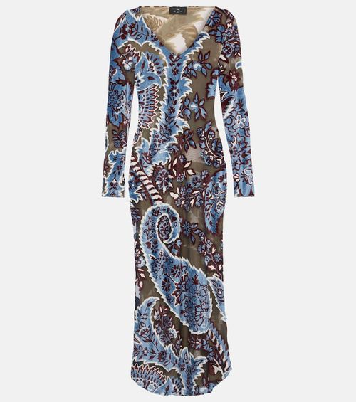 Printed midi dress