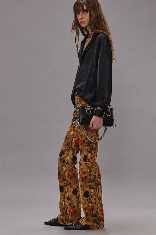 R13 Jane Jean - Antique Floral Velveteen