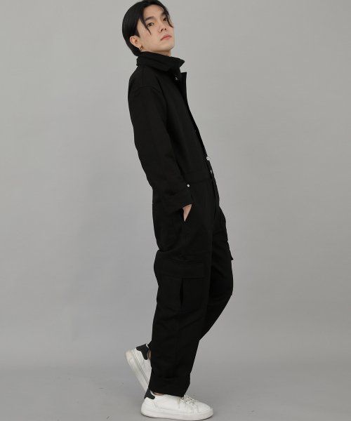 Retroline Cargo Jumpsuit RLC-509 Black