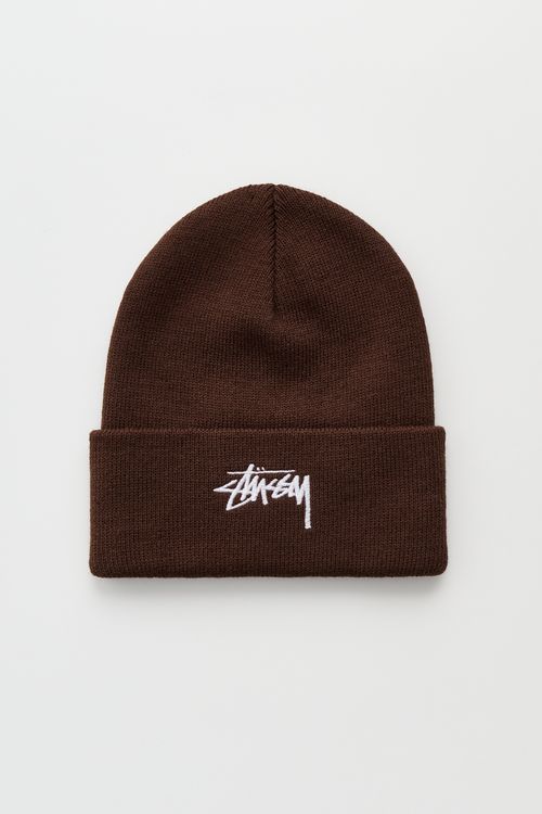 Stüssy Stock Cuff Beanie Cocoa
